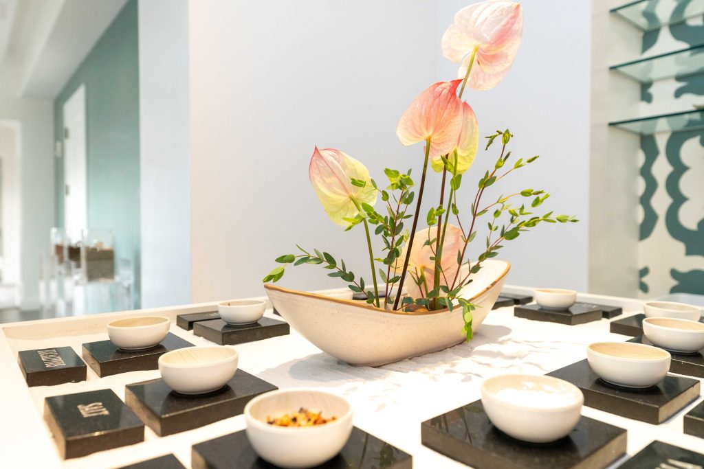 The eau spa experience: custom body scrub